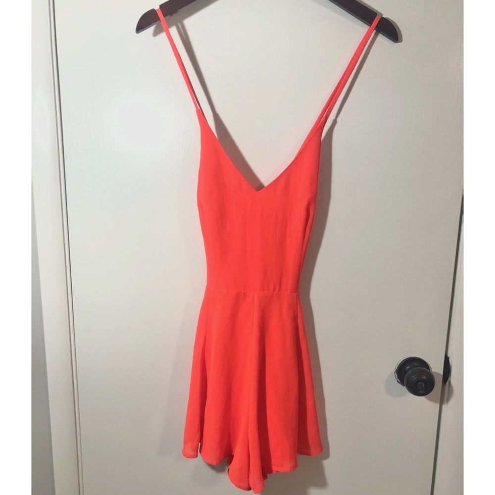 NWT Lush Coral Romper